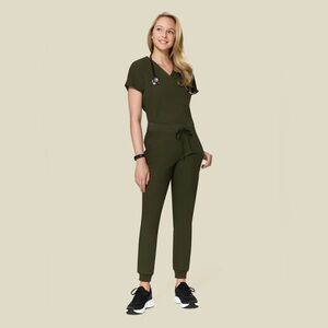 Mandala olive scrubs